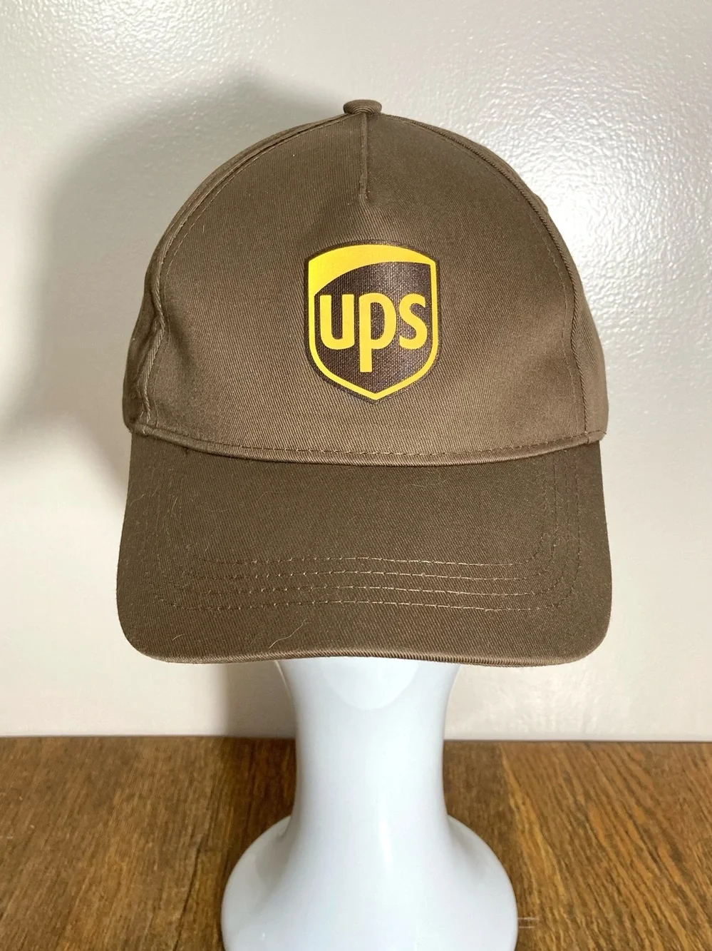 UPS Uniform Cap/Hat Front Logo Brown/Yellow OSFM